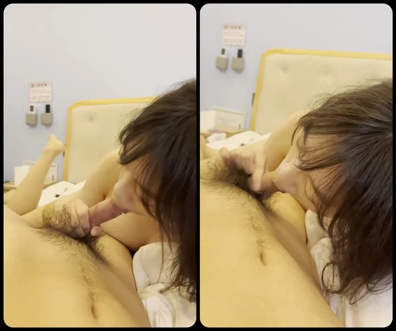Người tình ngoan liếm láp thằng nhỏ bự của anh
